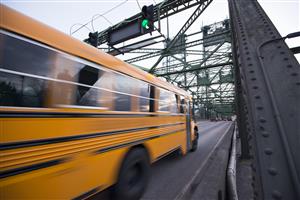 decorative photo of a school bus with no link 